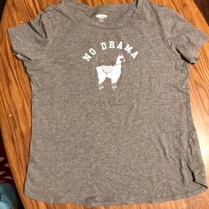 “No drama llama” t-shirt